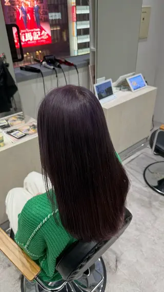 ロング カラー soyon 心斎橋店のヘアスタイル
