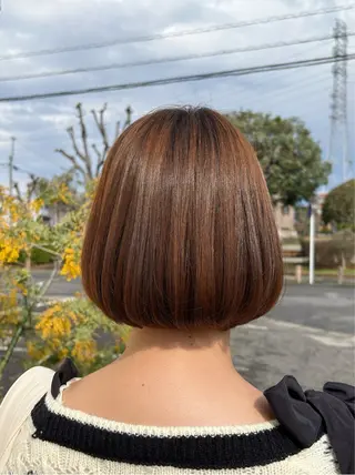 ミディアム 三國 栞音のヘアスタイル
