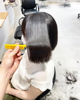 ミディアム YUKI 新宿カット パーマ/カラーのヘアスタイル