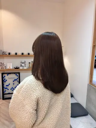 カラー ヘーゼルベージュ/ 赤み消し/はるのヘアスタイル