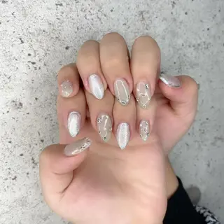 セミロング カラー パーマ ヘアアレンジ メンズ キッズ ネイル マツエク・マツパ Salon Ｋのネイルデザイン