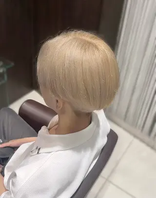 カラー メンズ Haru /暖色🍷 /ボルドー/韓国ヘアのヘアスタイル