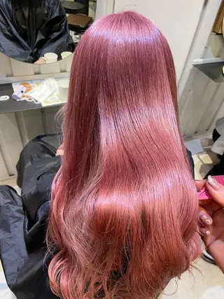 ロング カラー 💘韓国レイヤー上 品カラーruru💘のヘアスタイル
