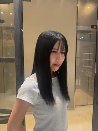 ロング カラー 大人な抜け感レイヤー remi🖤のヘアスタイル