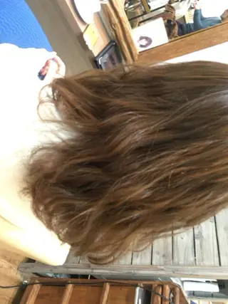 カラー 【mokuオーナー】 ちはるのヘアスタイル