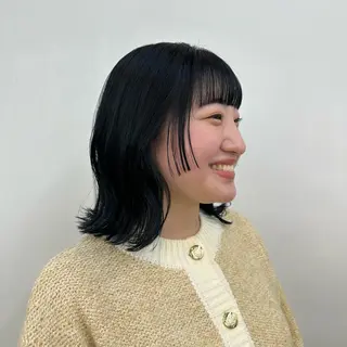 ミディアム さとう あやかのヘアスタイル