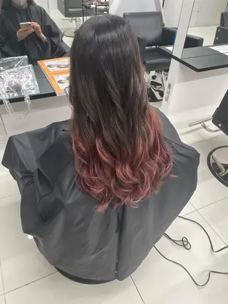 カラー ⭐️無料！カット モデル募集⭐️夕貴のヘアスタイル