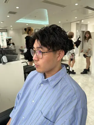 パーマ メンズ 🐺韓国風メンズ特化 あさひ🐺のヘアスタイル
