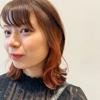 ミディアム 壁谷  加保理のヘアスタイル