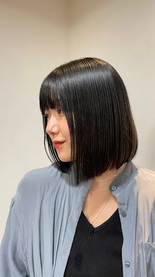 ミディアム カラー 表参道🌿赤み消し カラー/チナツのヘアスタイル