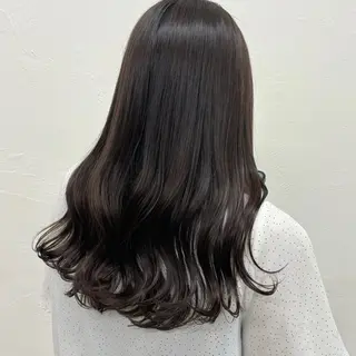 セミロング 結べるレイヤーカット /カラー/あさかのヘアスタイル