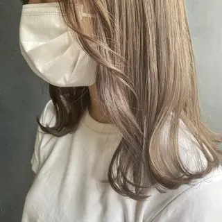 ミディアム カラー 透明感カラー/京橋/ reikoのヘアスタイル