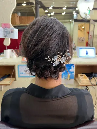 ミディアム カラー 「sumi」 AMIのヘアスタイル