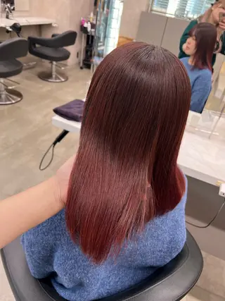 ミディアム カラー 💖札幌カラー 指名No.1💖玲奈のヘアスタイル