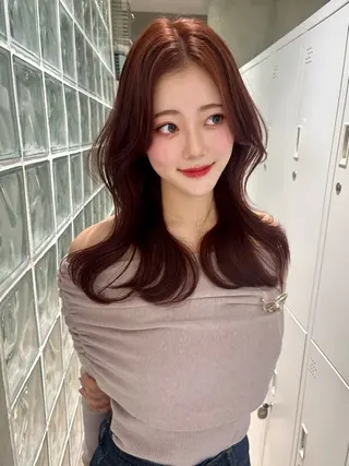 ミディアム 美髪縮毛矯正/ 髪質改善/AYARIのヘアスタイル