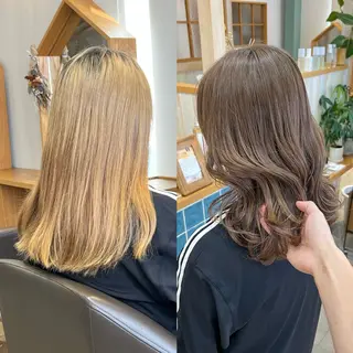 セミロング 北花田美容師🍃村尾 光太/むらのヘアスタイル