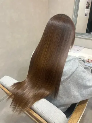 ロング 森 愛友のヘアスタイル