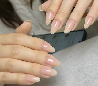 ネイル By moonネイル 🌷ワンホン/韓国風のネイルデザイン