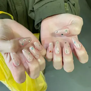 ネイル By moonネイル 🌷ワンホン/韓国風のネイルデザイン