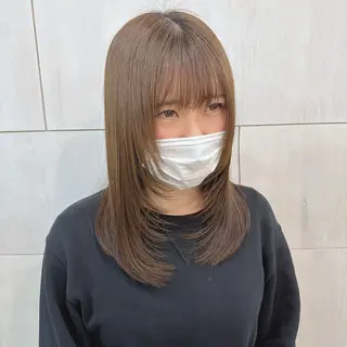ミディアム 🎀ITSUKI暖色 カラー/レイヤー🎀のヘアスタイル