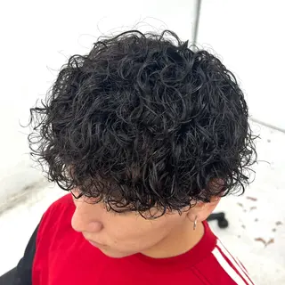 パーマ メンズ 柏メンズカットパーマ NO.1タイチのヘアスタイル