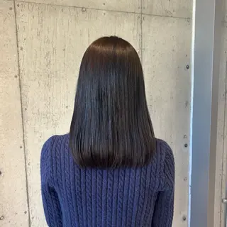 セミロング カラー ツヤ髪ハイトーン ×レイヤー🌝リオのヘアスタイル