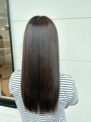 セミロング 田中 希のヘアスタイル