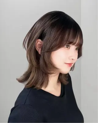 ロング カラー Ryoichi⛓️ 韓国ヘア/ハイトーンのヘアスタイル