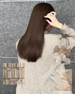 ロング カラー レイヤーカット× 髪質改善カラー 片山のヘアスタイル
