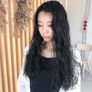 ロング パーマ エトウリクシ パーマ美容師のヘアスタイル