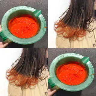 ロング カラー ヘアアレンジ 【池袋/スパイキー ショート】ⓝⓘⓜⓤのヘアスタイル