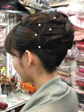セミロング 上辻 博司のヘアスタイル