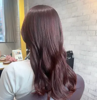 ロング カラー Saki💛心斎橋 レイヤー/艶髪のヘアスタイル