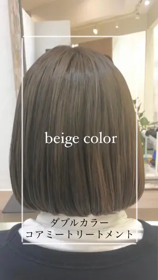 ショート カラー 縮毛矯正/髪質改善/ 艶髪ササキナツミのヘアスタイル