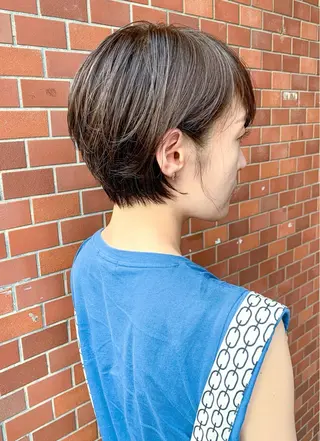 ショート 丹羽大喜 縮毛矯正/美髪矯正のヘアスタイル