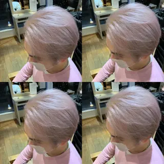 ショート ✨縮毛矯正✖︎顔周り レイヤー✨ナカムラのヘアスタイル