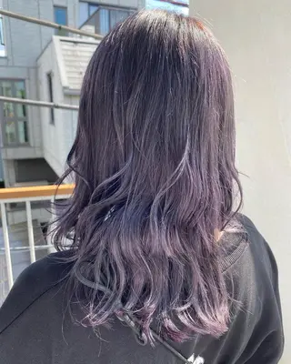 セミロング カラー ヘアアレンジ Bob＆ハイトーン 専門家CHIHIROのヘアスタイル