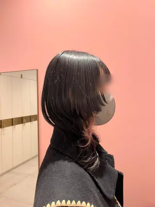 セミロング 赤羽今日子/レイヤー /盛れる顔まわりのヘアスタイル