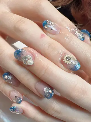 ネイル bijou nails 蓮のネイルデザイン