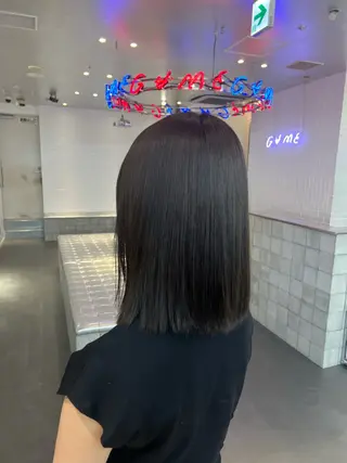 ミディアム カラー 💫色落ちまで可愛い ブリーチ💫ユウゴのヘアスタイル