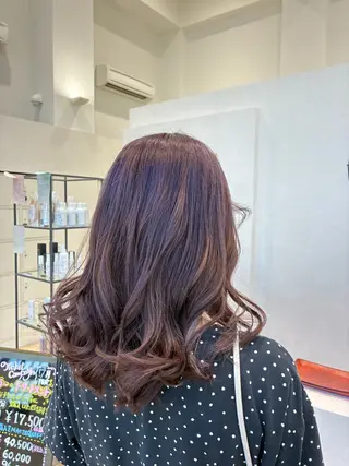 セミロング 本田 拓未のヘアスタイル