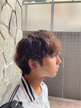 パーマ メンズ 山下 仁愛のヘアスタイル