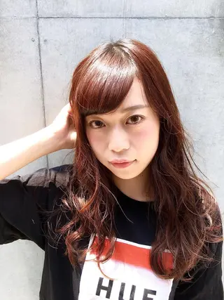 ロング カラー ✨髪質改善縮毛矯正✨ 宇田川修平のヘアスタイル