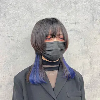 セミロング JUNSHIN🦋 ヘアセット／カラーのヘアスタイル