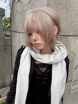 ショート カラー HARUNA/原宿/ デザイン/カットのヘアスタイル