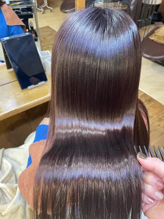セミロング 山木 裕子のヘアスタイル