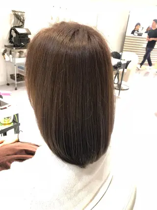 ミディアム カラー 金子 富士のヘアスタイル