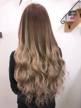 ロング カラー MAKO ❤️🔥NEXTのヘアスタイル