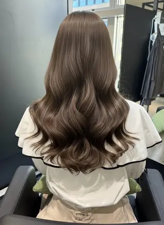 ロング カラー 韓国風スタイル 北田陸斗のヘアスタイル