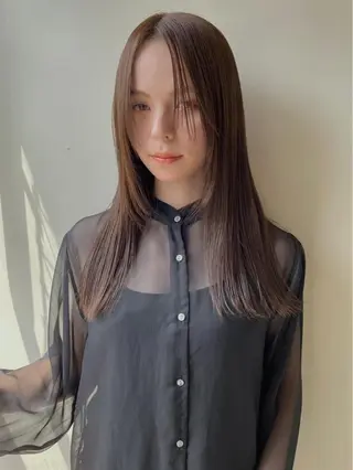 ロング カラー ヘアアレンジ 💛似合わせカット カラー💛 amiのヘアスタイル